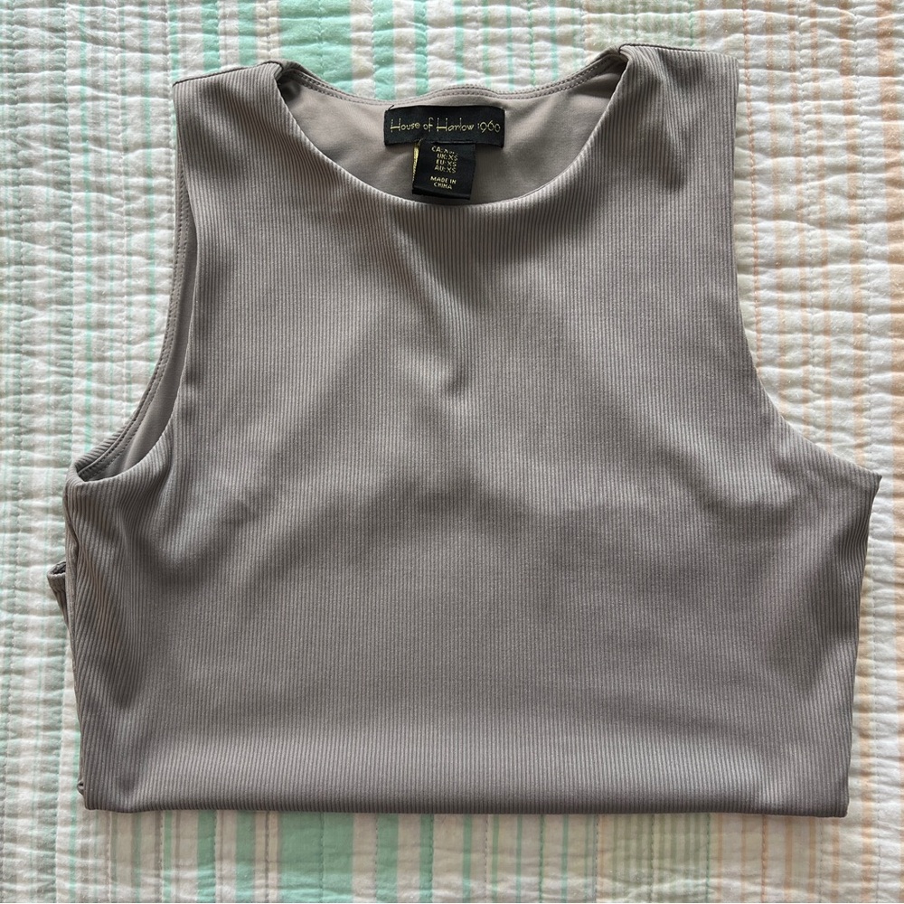 House of Harlow 1960 Ribbed Bodysuit